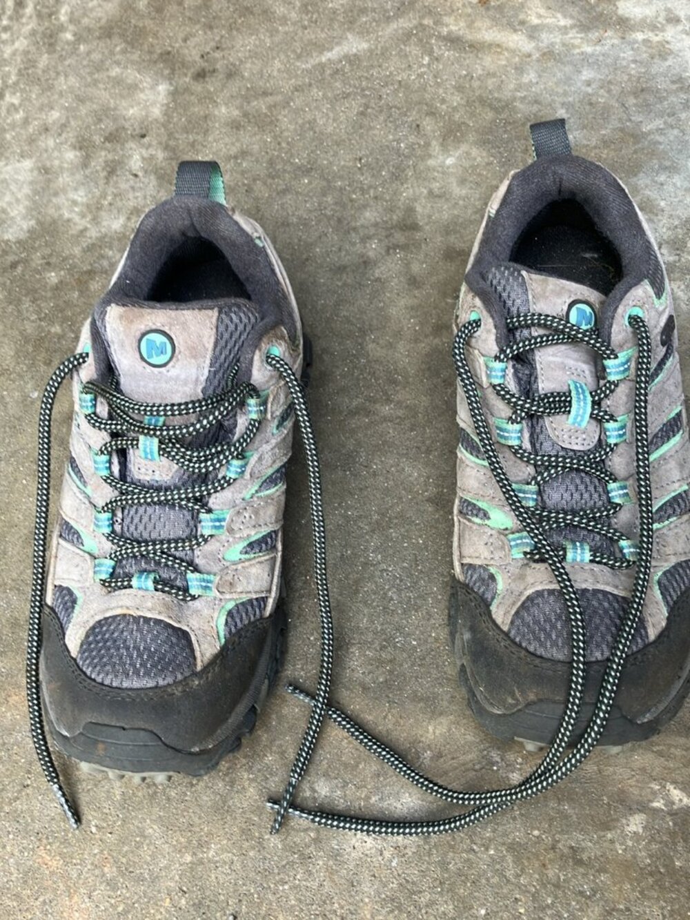 Merrell Women's Moab 2 Waterproof Hiking Shoes - Drizzle Mint - size 6 (J06028)